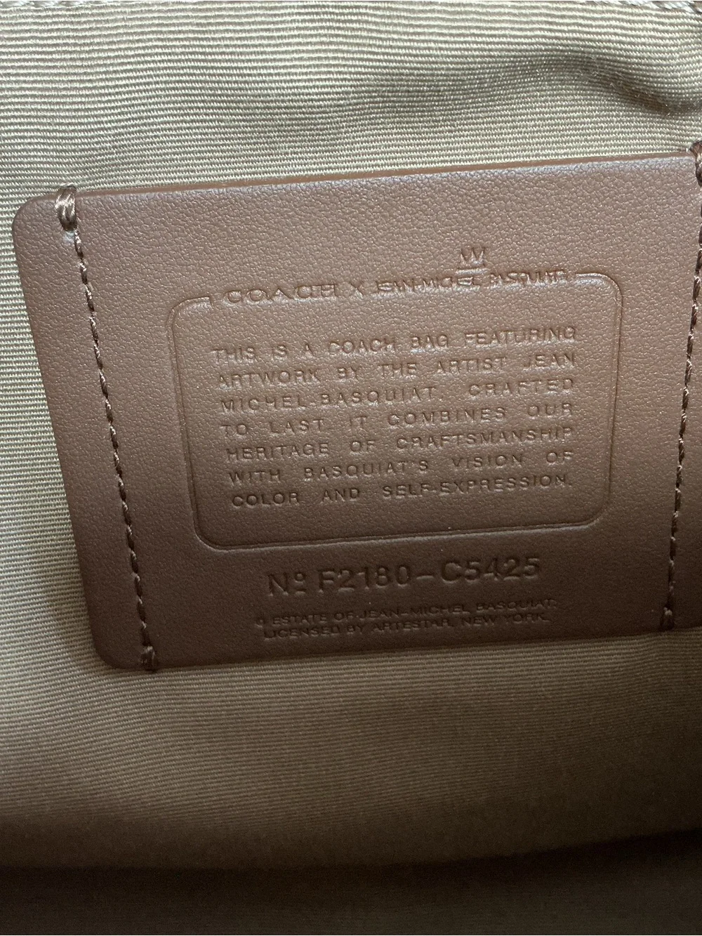 COACH x Basquiat Famous Messenger Bag C5425